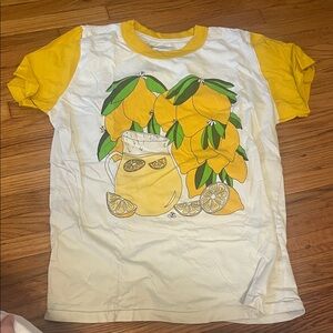 Big Bud Press Yellow and White Lemon Tee
